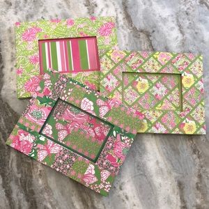 Lilly Pulitzer photo frames, set of 3